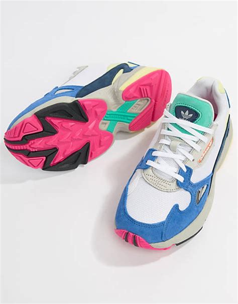 adidas falcon weiß bunt|Weiße Falcon .